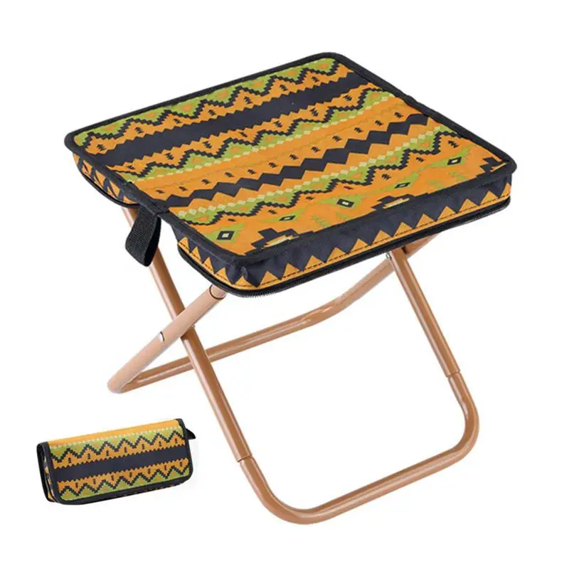 

Small Folding Chair Compact Folding Chair Portable Camping Chair Outdoor Stool Small Camping Chair Fishing Chairs For Adults