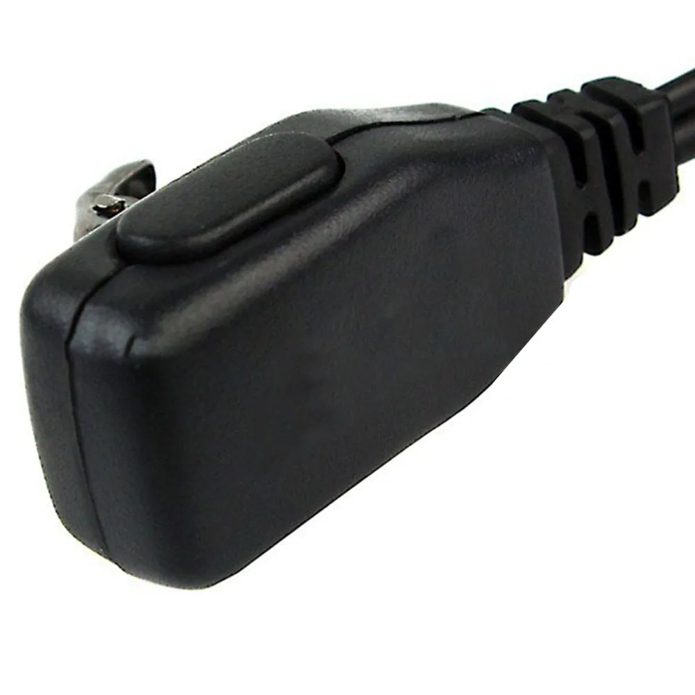 2 Pin PTT In Ear Headset wi Discreet Transparent Tube for Tactical Use Compatible wi Series Series UV Series and More