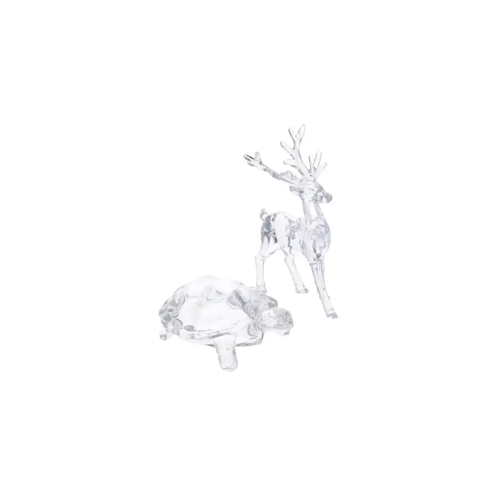 Animal Decorations Simulation Acrylic Deer Cute Deer Crystal Deer Elk Acrylic Children's