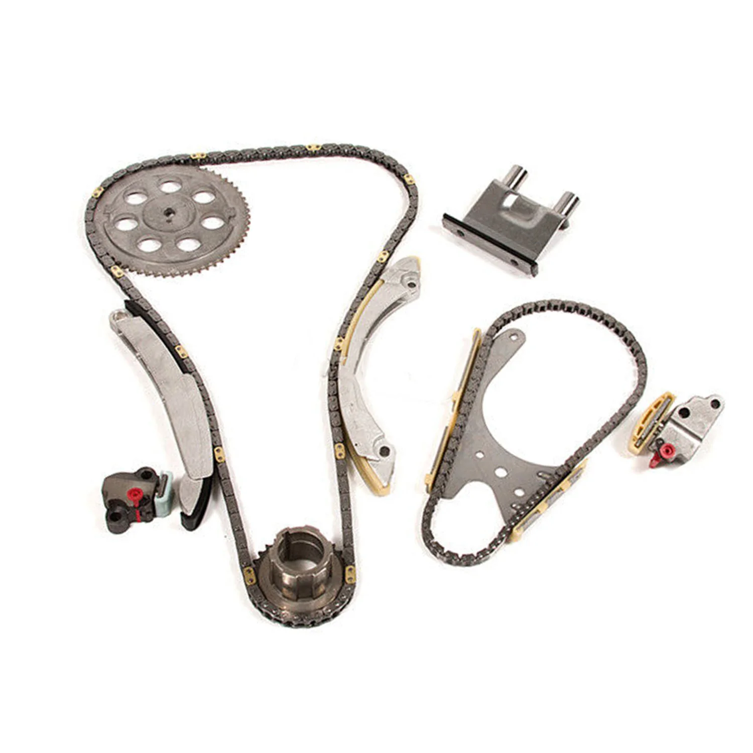 طقم سلسلة توقيت المحرك 24100362 24100061 12571725 12598504   لسيارة شيفروليه كورولادو جي إم سي كانيون هامر ايسوزو 2.9 3.7 12595030 #2