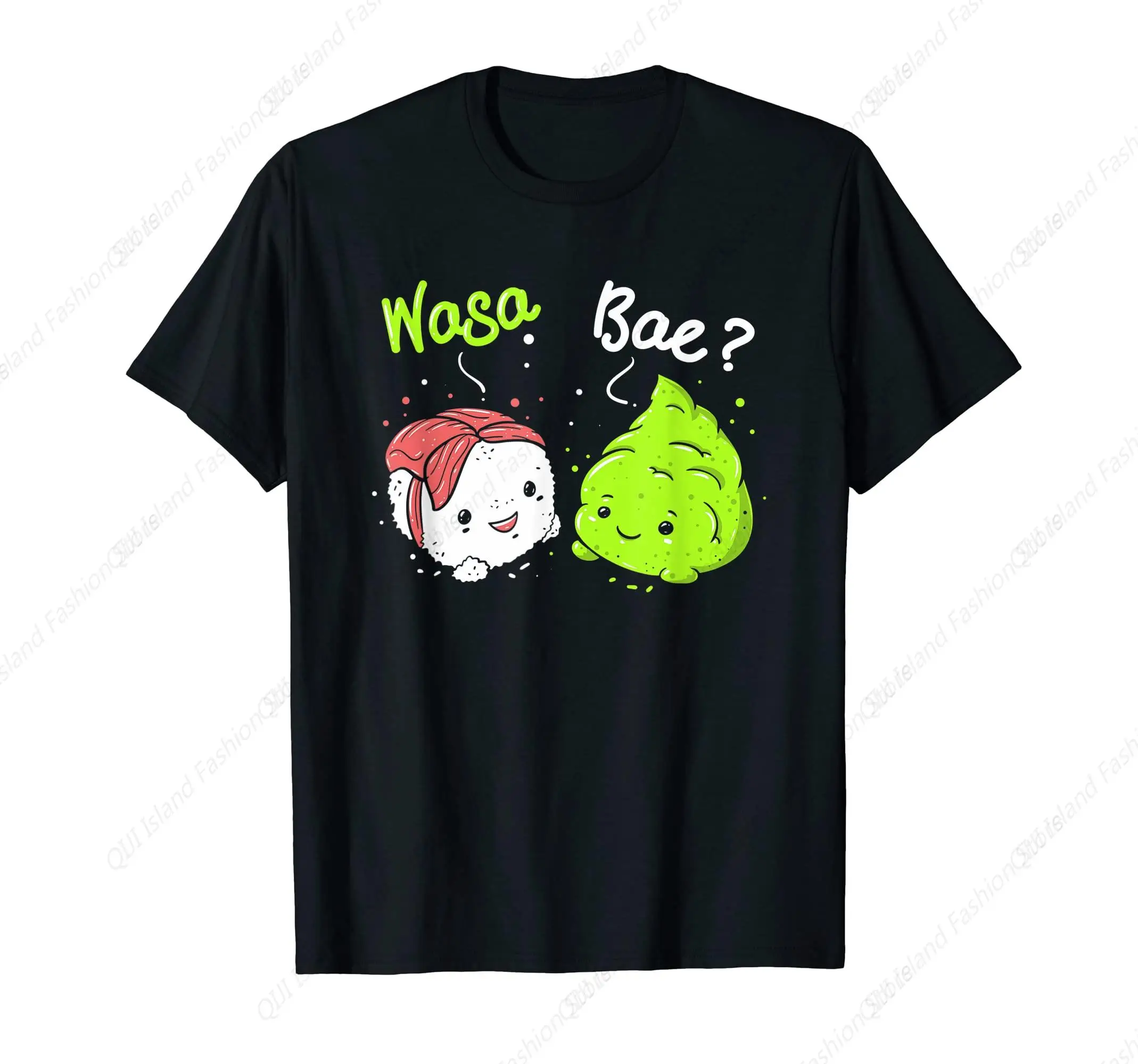 

Kawaii Wasa Bae I Funny Wasabi Sushi Hug Japanese Food T-Shirt