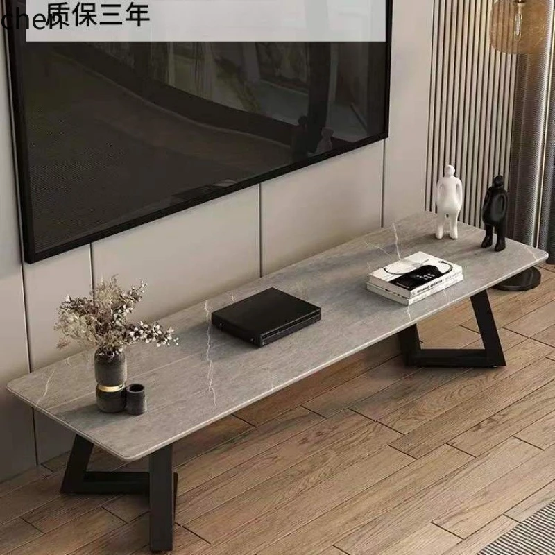 

FZ Rock Board TV Cabinet Modern Marble Living Room Home Coffee Table Table casual Minimalist Coffee Table Combination
