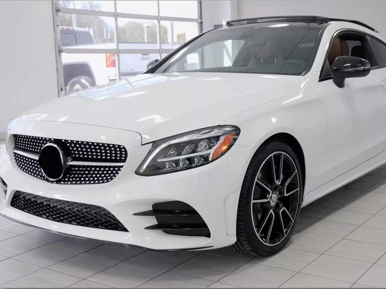 

For Mercedes-Benz W205 Front Left Headlight C Class C200 C300 C43 ML250 ML350 ML550 2019 2020 2021 LED Head Light Left Big Lamp