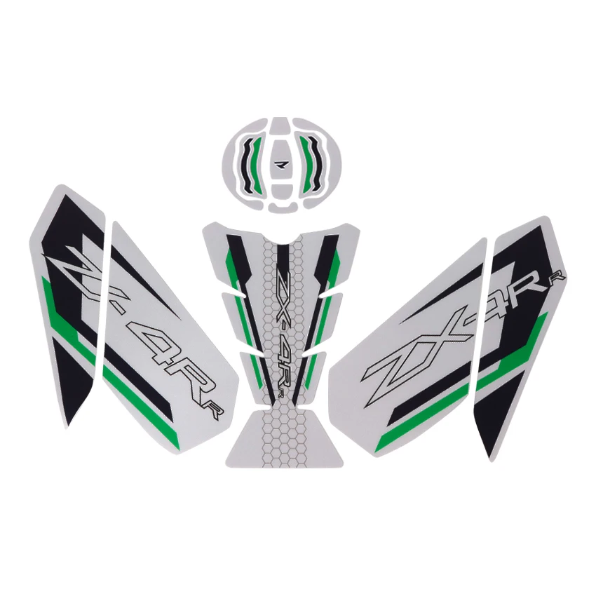 Motorcycle fuel tank pad Fuel knee grip Anti-slip pad Side For Kawasaki ZX400 Ninja ZX-4RR ZX4RR ABS 2023-2024-2025