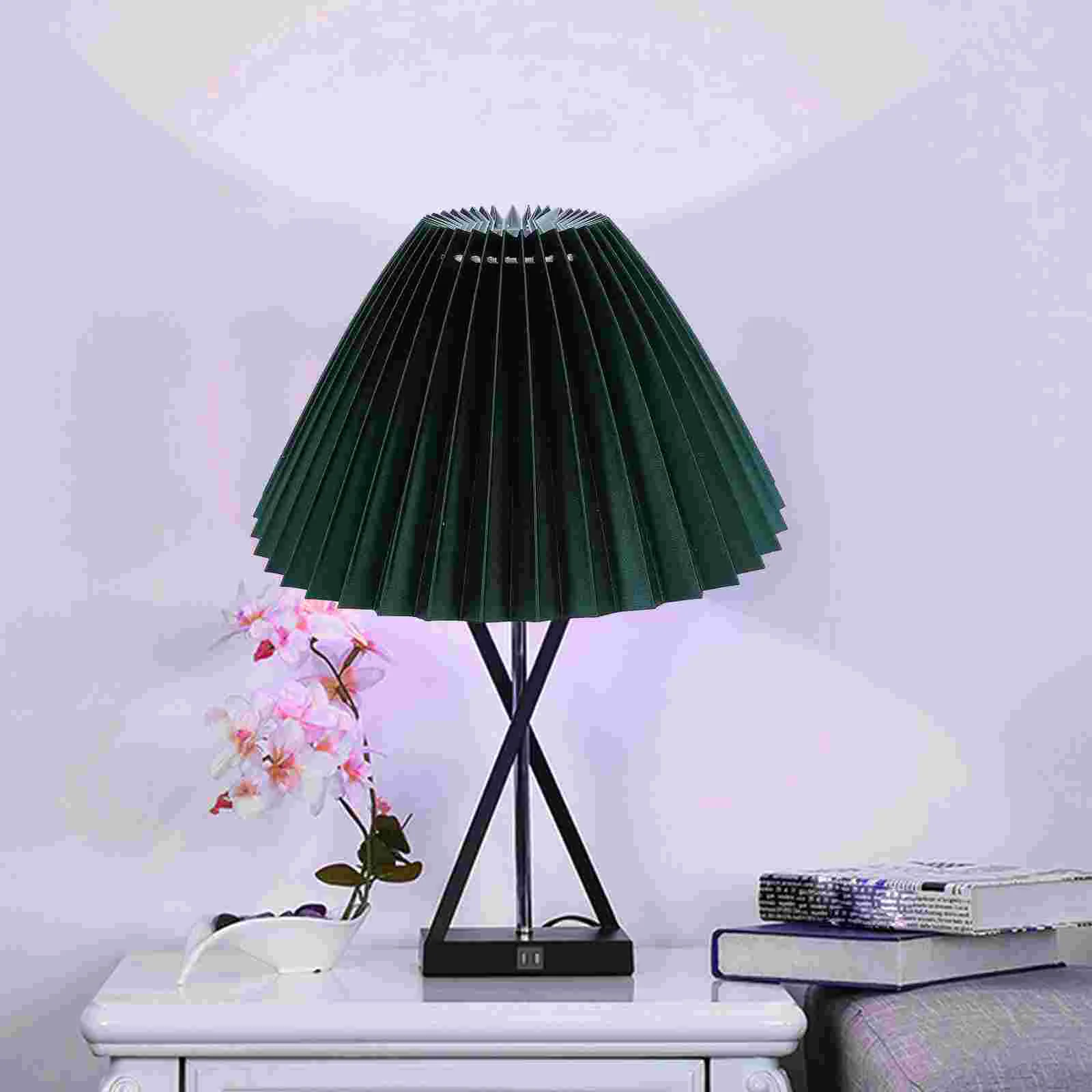 

Pleated Lampshade Fabric Chandelier Creative Light Cover Decorate Simple Style Cloth Shell Decorative