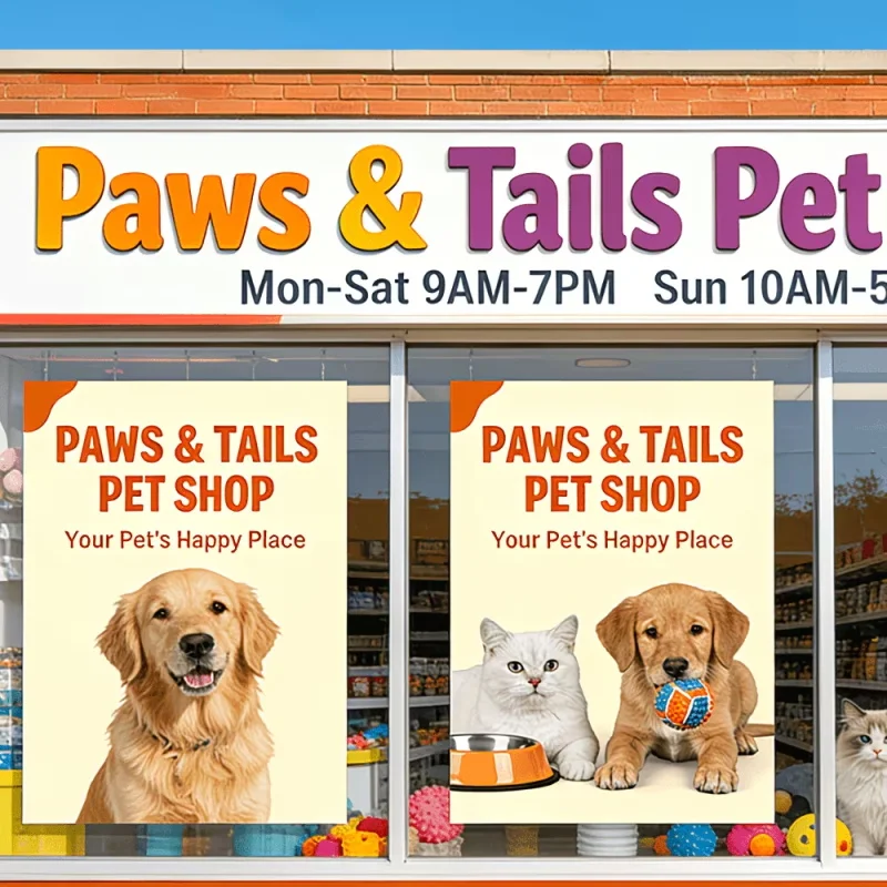 Any Picture Custom Stickers Hair Extension Salons And Beauty Spas For Store Decor Service Ads And Business Commercial Marketing