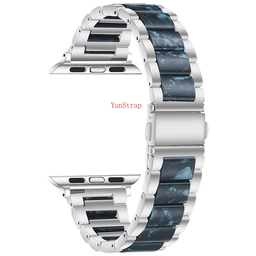 For Apple Watch 49mm 46mm 45mm 44mm 42mm 41/40mm Two Colors Band Women Men Strap iWatch Ultra 2 SE 10 9 8 7 6 5 4 3 Bracelet