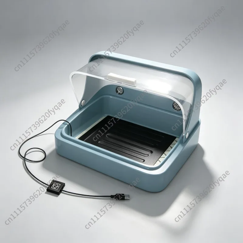 USB‑Powered Parrot Heating Brooder Box, Portable Pet Warming Incubator for Baby Bird Chick Outdoor Carry‑Use