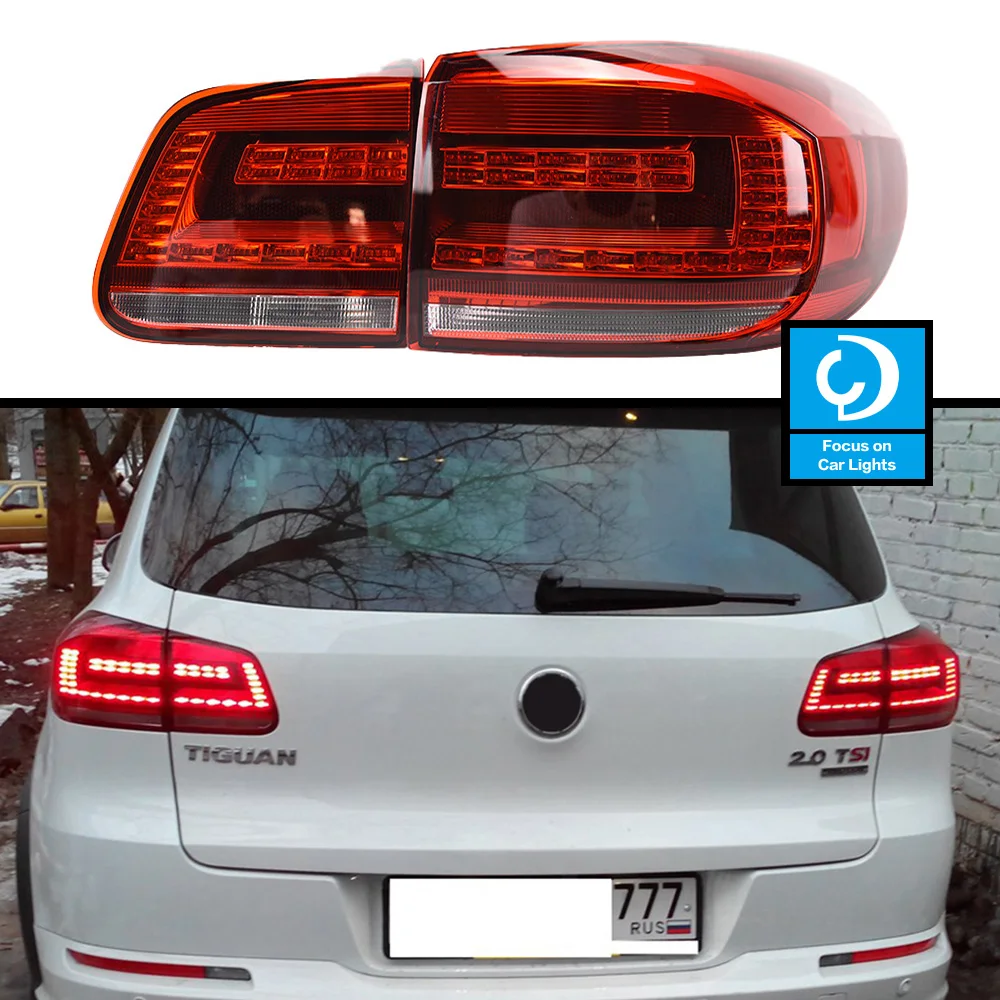 

Taillights Styling For 2013-2016 Tiguan Tiguan L Tail Light LED DRL Running Signal Brake Reversing Parking Lighthouse Facelift