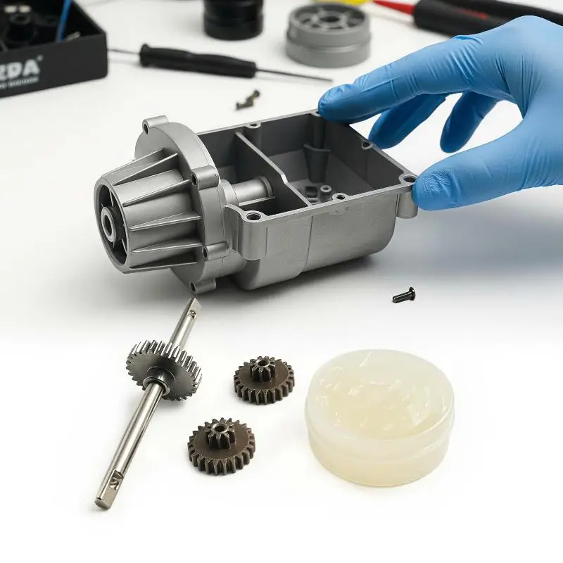 High Strength Metal RC Car Gear Set Wear Resistant With Lubricating Grease For RC Truck Buggy Upgrade Repair Replacement