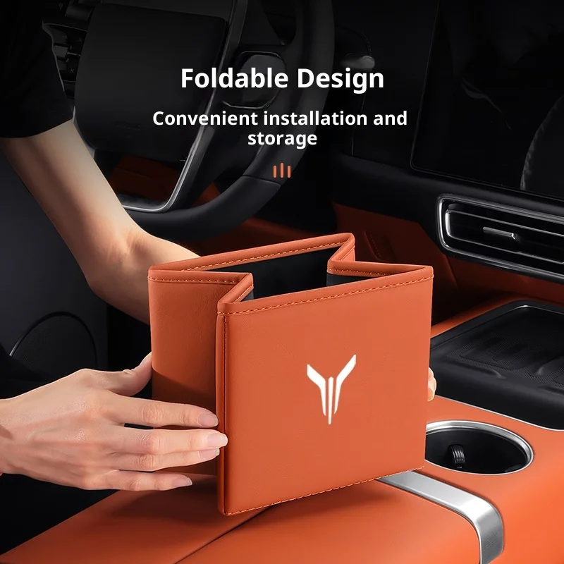 For Voyah Free+ Dreamer Chasing Light Collapsible Car Trash Can In-Car Storage Organizer
