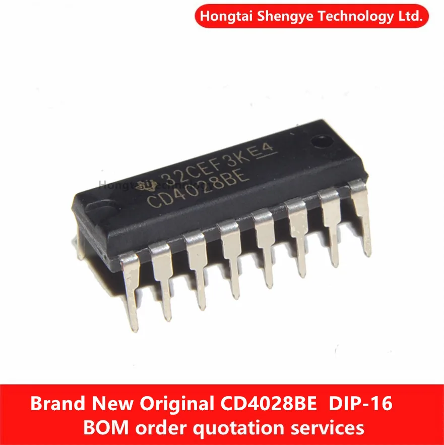 New original CD4028BE  DIP-16 BCD Code Decimal Decoder