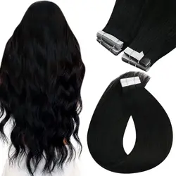 VeSunny cabelo fita em extensões de cabelo, pele sem costura trama, cola adesiva no salão, real natural, colorido, alta qualidade