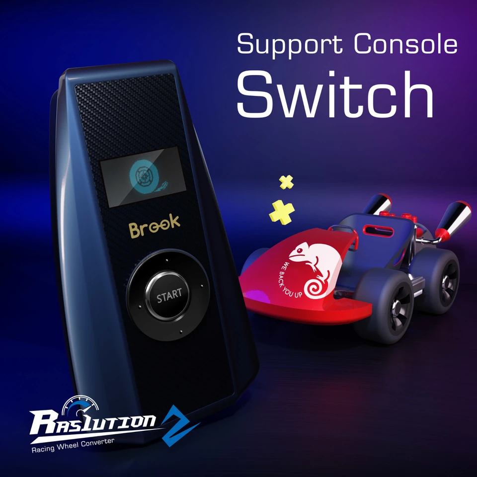 Brook Raslution 2 Racing Wheel Converter Adapter for PS5/PS4/PS3
