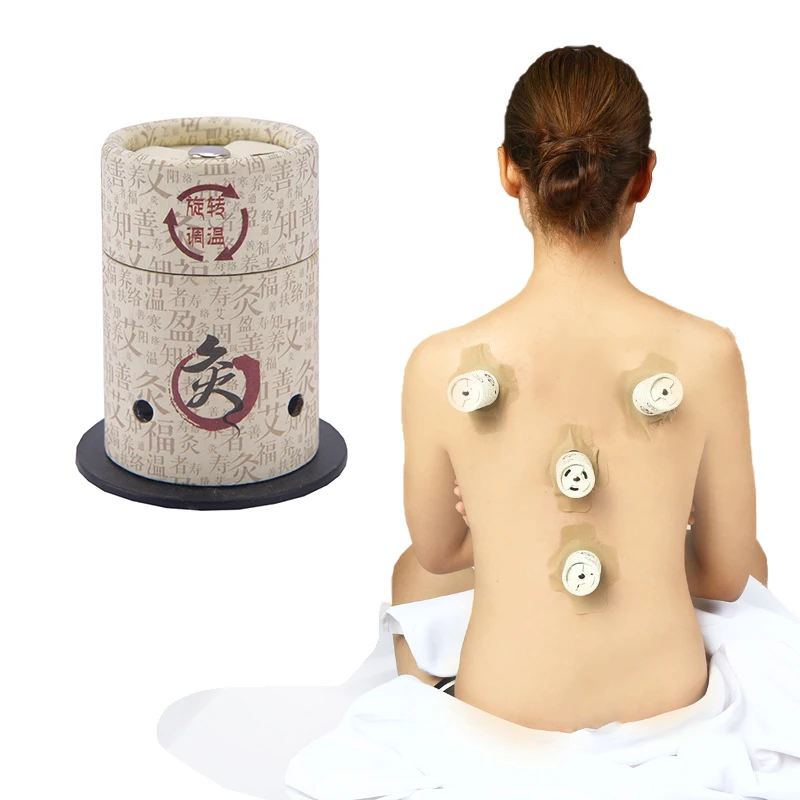 

4 шт. коробка для прижигания, бытовой противоожоговый маленький подвесной цилиндр для прижигания, горшок, колонка для моксы, инструмент для фумигации