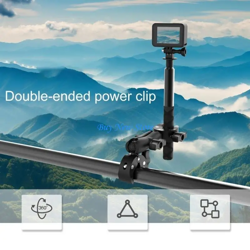

20CE Handlebar Camera Clamp Mount for Action Cameras Recording Device
