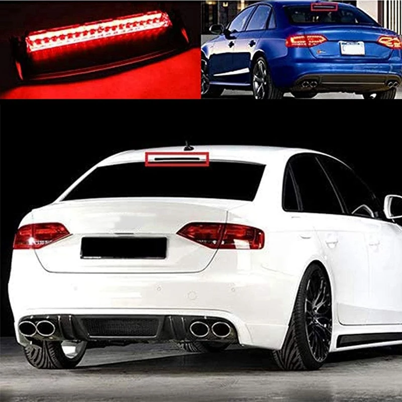 Car High Mounted Brake Light Third Brake Light LED Brake Light Tail Light For  A4 B8 S4 2008-2015 8K5945097 Accessories