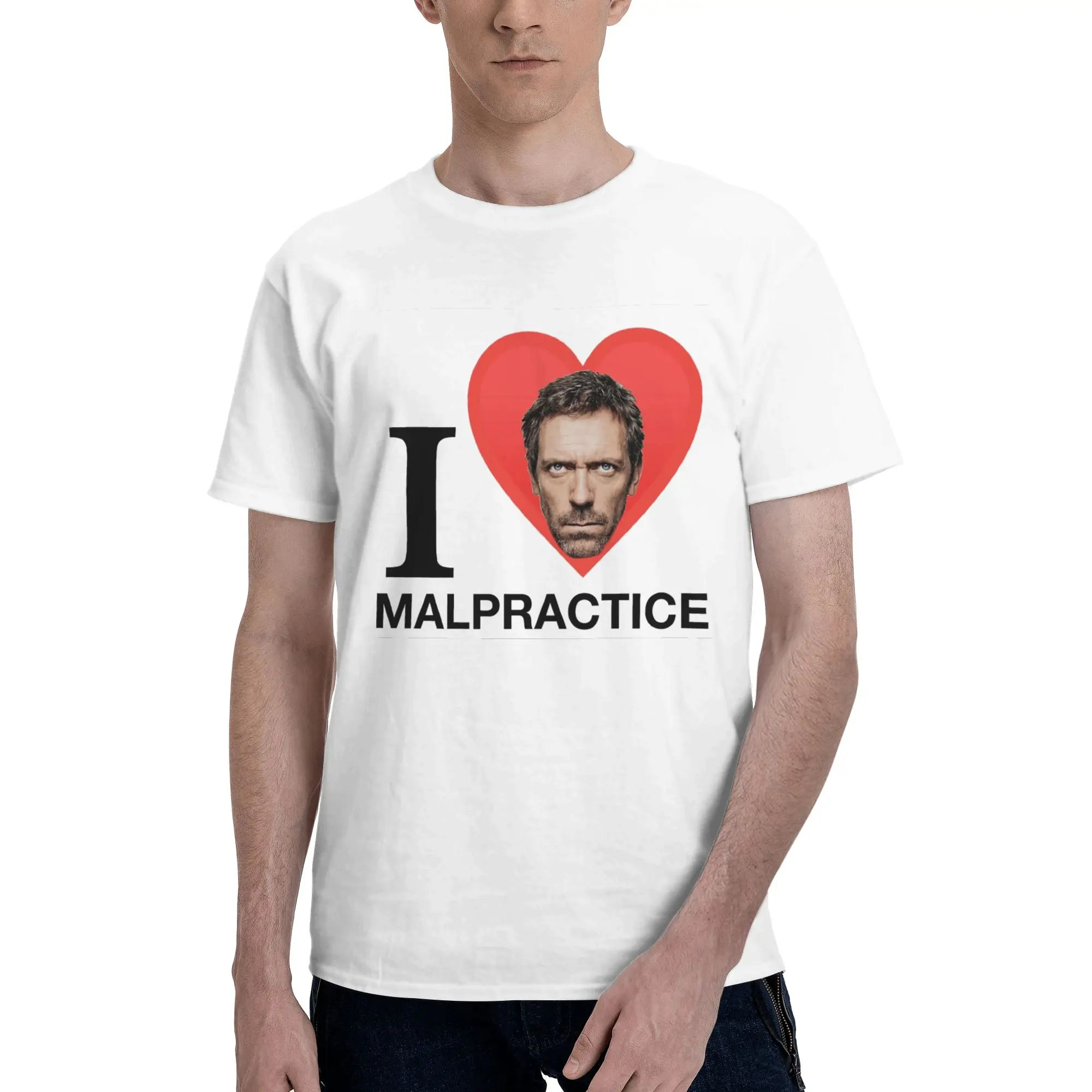 

House MD malpractice enthusiast merch 100% Cotton T-Shirt Men'sOversized T Shirts Men Crew Neck Short Sleeve S-6XL