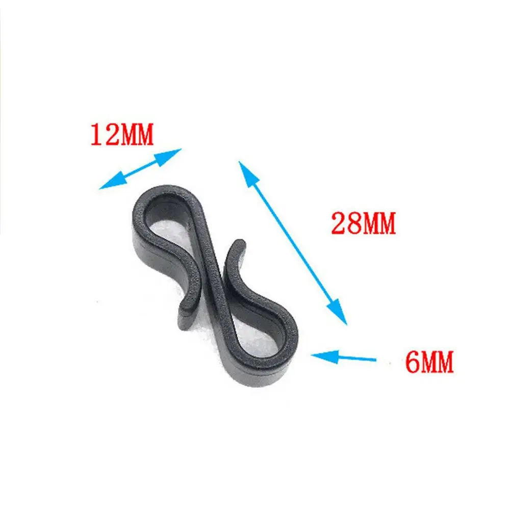 10/20/50pcs ganci per grondaie Clip per impieghi gravosi capodanno festa di natale luci di fata decorazione Clip strumenti parti