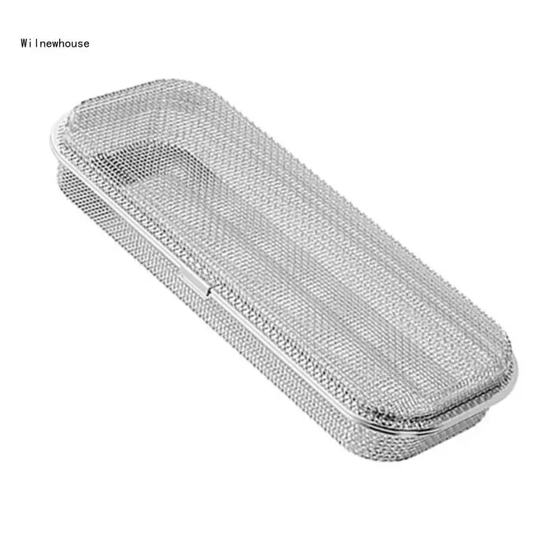 Stainless Steel Cutlery Mesh Cleaning Basket for Organizing Spoons Chopsticks Kitchen Utensil Drying Rack Dropship image 4