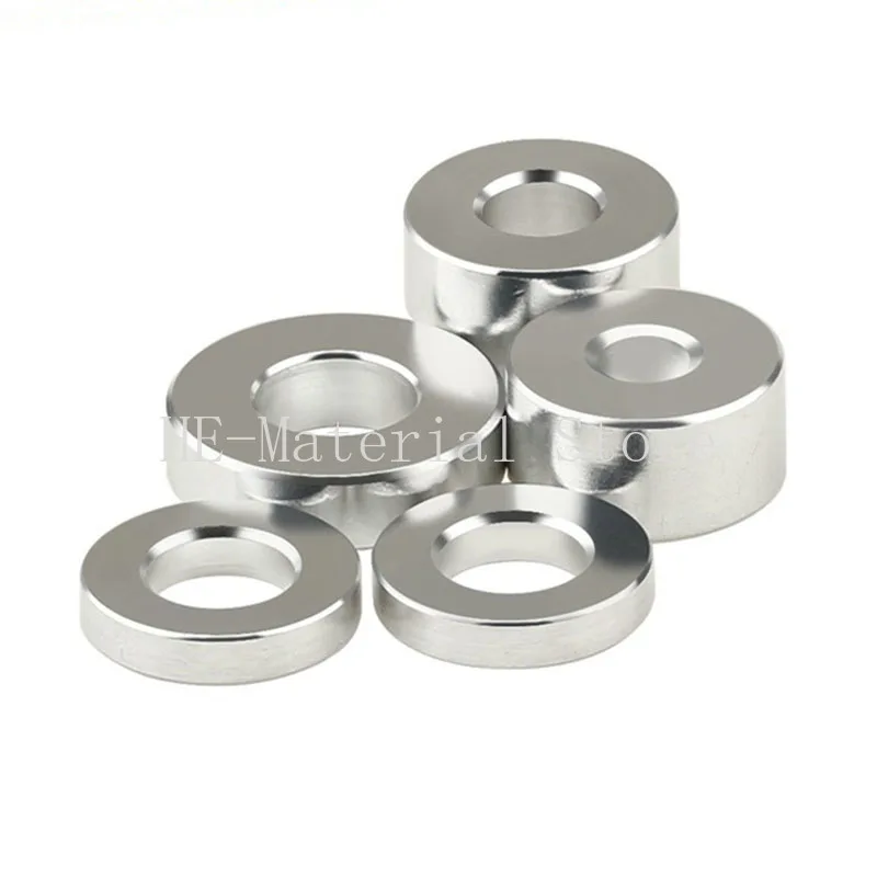 5/10Pcs Aluminum Alloy Circular Bushing Gasket M8.2/M8.5 Column Shaft Tube Sleeve Thick Flat Pad Aluminum Sleeve