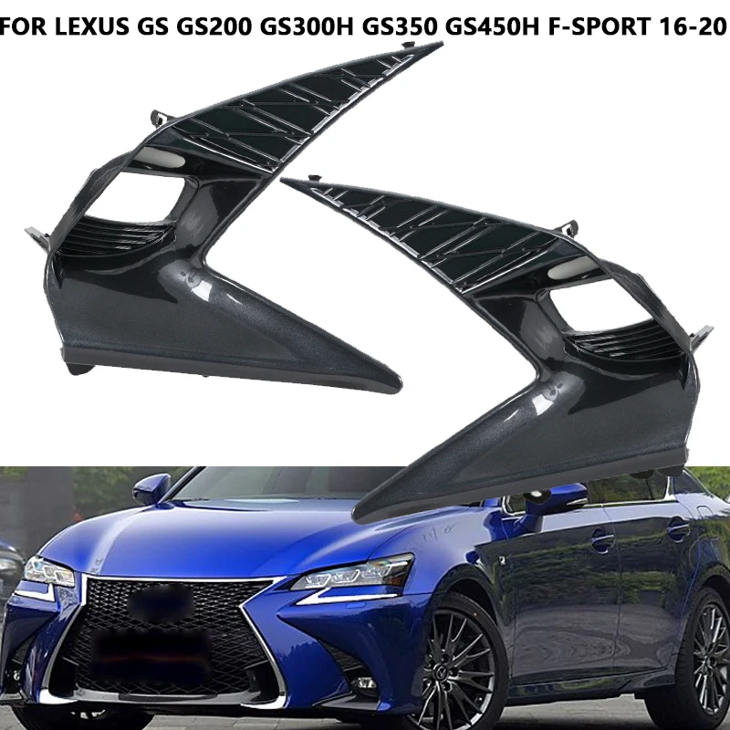 

Fog Light Cover For Lexus GS GS200 GS300h GS350 GS450h F-Sport 2016 2017-2020 Front Bumper Fog Lamp Frame Grille
