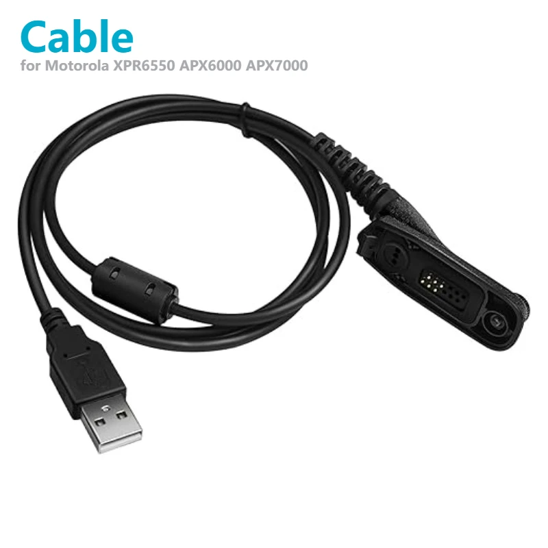 

Walkie talkie USB Programming Cable for Motorola XPR6550 XPR7350E XPR7550E APX6000 APX6000XE APX7000 APX7000XE XPR7580 Radio