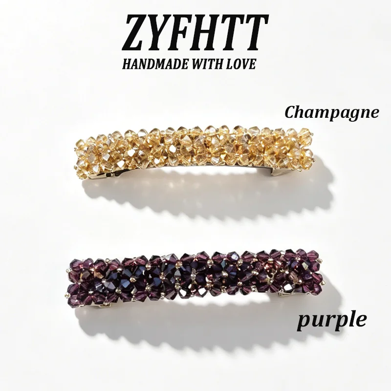 1/3 Stück ZYFHTT Strass-Metall-Haarspange für Damen, Elegante Seitenspange, Modische Mädchen-Haarnadel, Haaraccessoires – Detail 25
