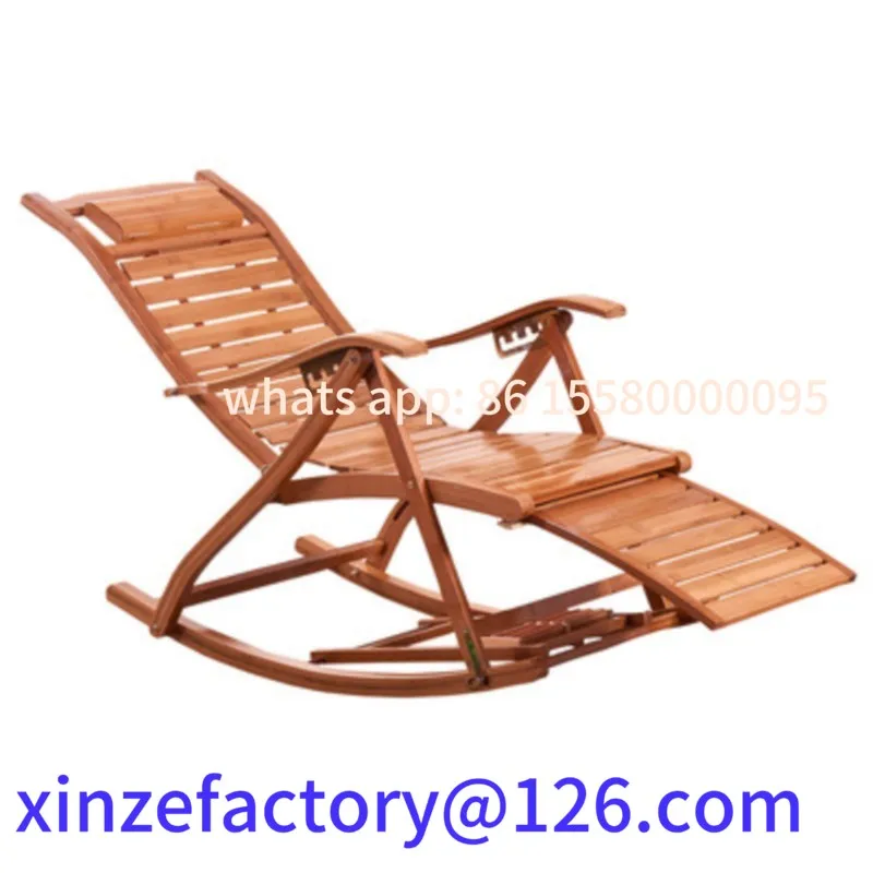 

Customizable Folding Rocking Chair Lazy Lunch Break Balcony Lazy Leisure Nap Easy Chair For Home Use Sillon Plegable Katlanabili