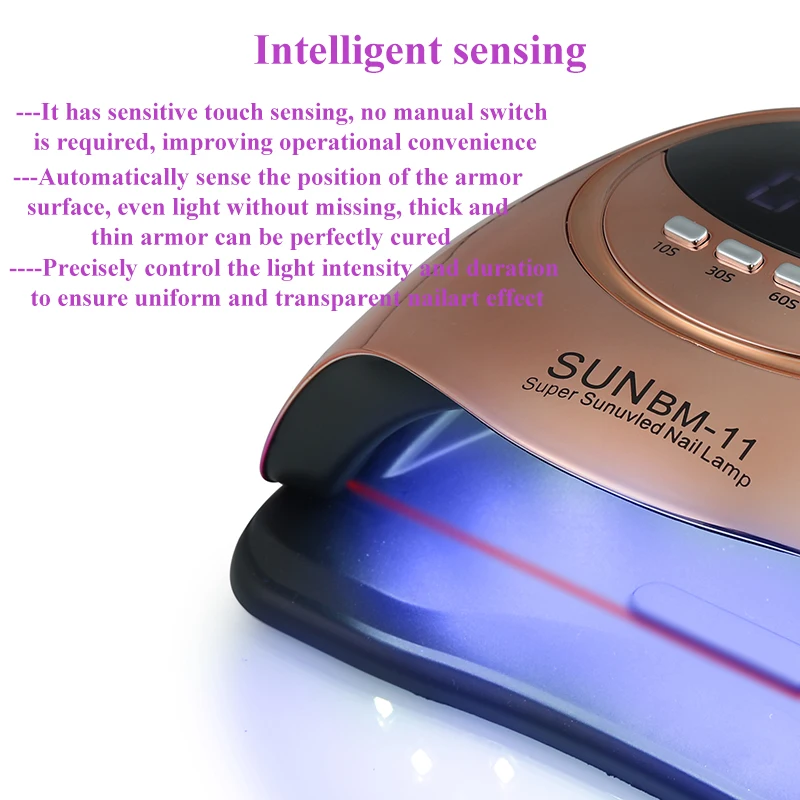 66 المصابيح الأشعة فوق البنفسجية مسمار الفن مصباح مجفف مع الاستشعار التلقائي 10s/30s/60s/99s الموقتات المهنية علاج هلام مسمار البولندية مصباح مانيكير أداة #4