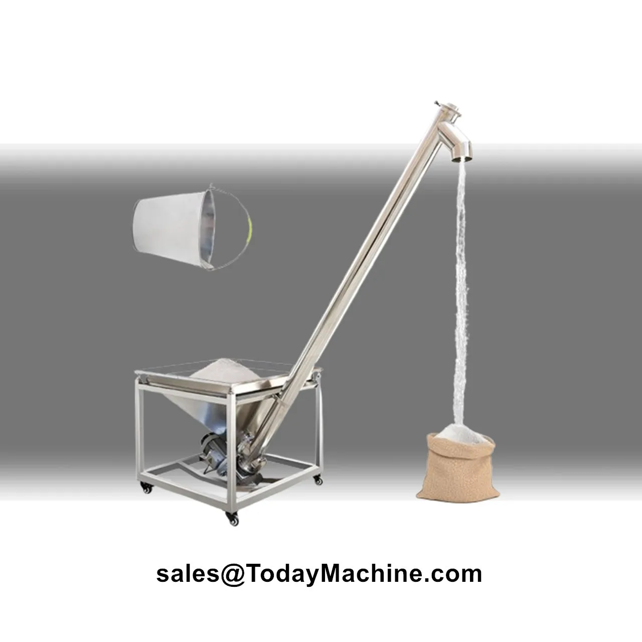 Spice Flour Corn Wheat Powder Cereal Spiral Feed Screw Conveyor
