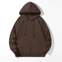 Womens Sweatshirts Long Sleeve Autumn Spring Casual Hoodies Streetwear Hoody Woman Loose Solid Versatile Pullover Black Brown