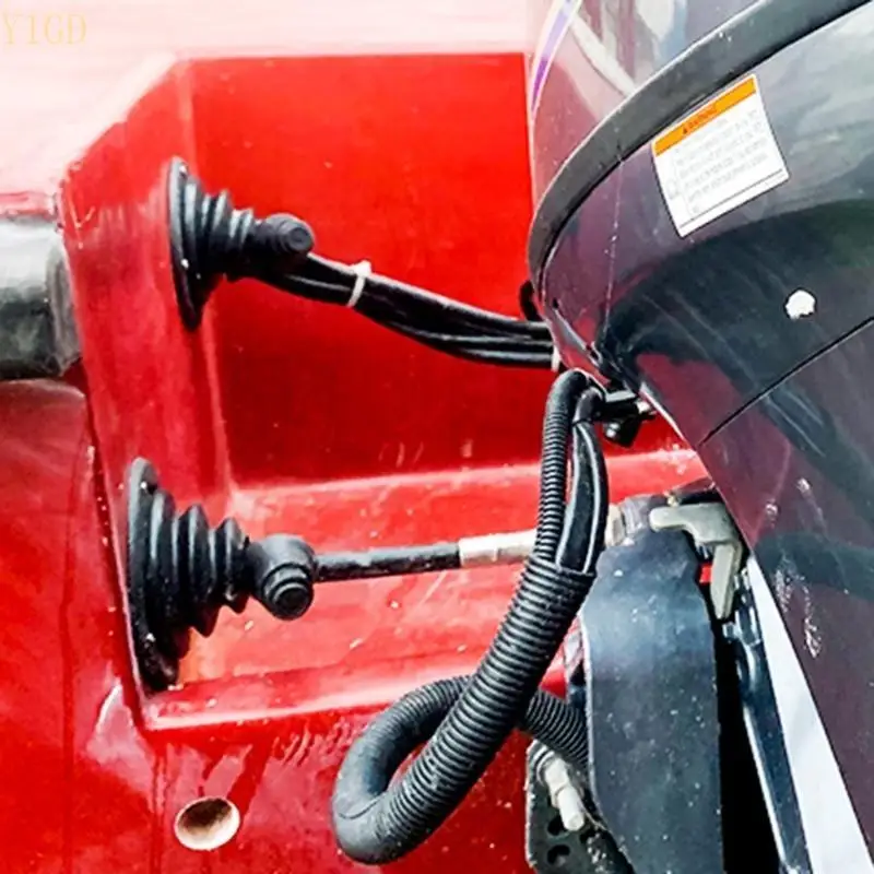 Y1GD Motor Well Boot 4 Zoll, schwarz