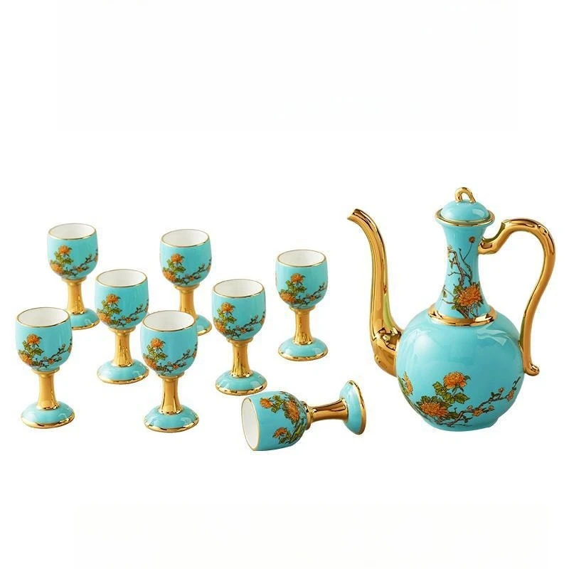

Lady Porcelain West Lake Blue 10 Head Ceramic