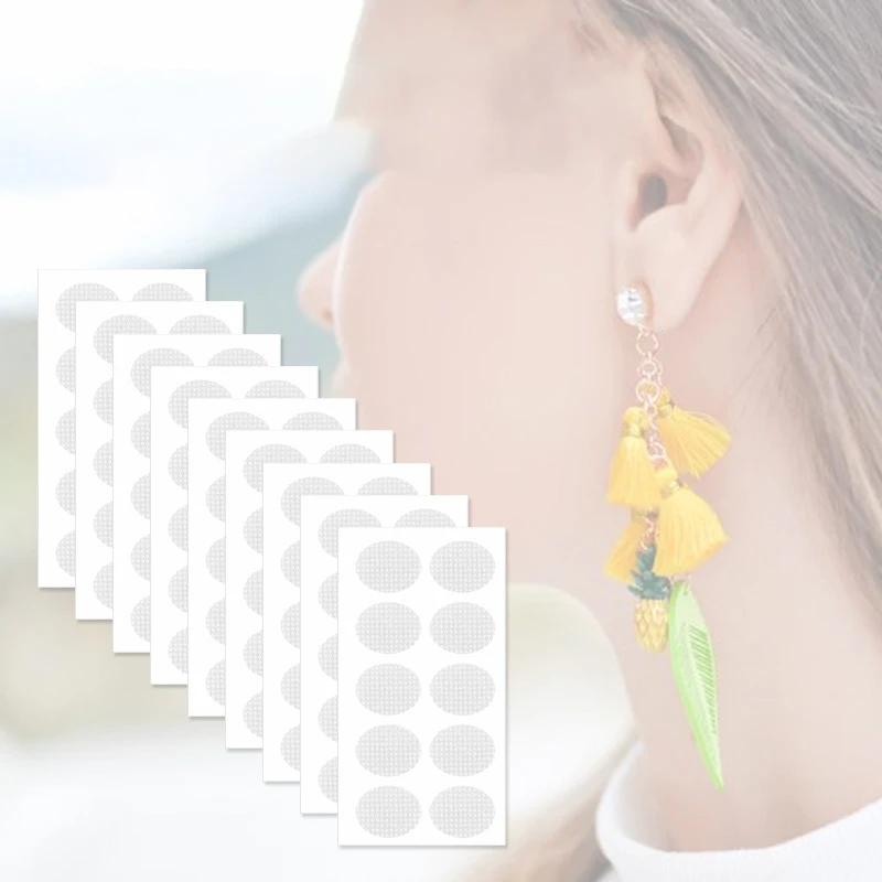 

Clear Invisible Earlobes Protective Stickers For Stretched Ear Lobes And Relieve Strain From Heavy Earrings