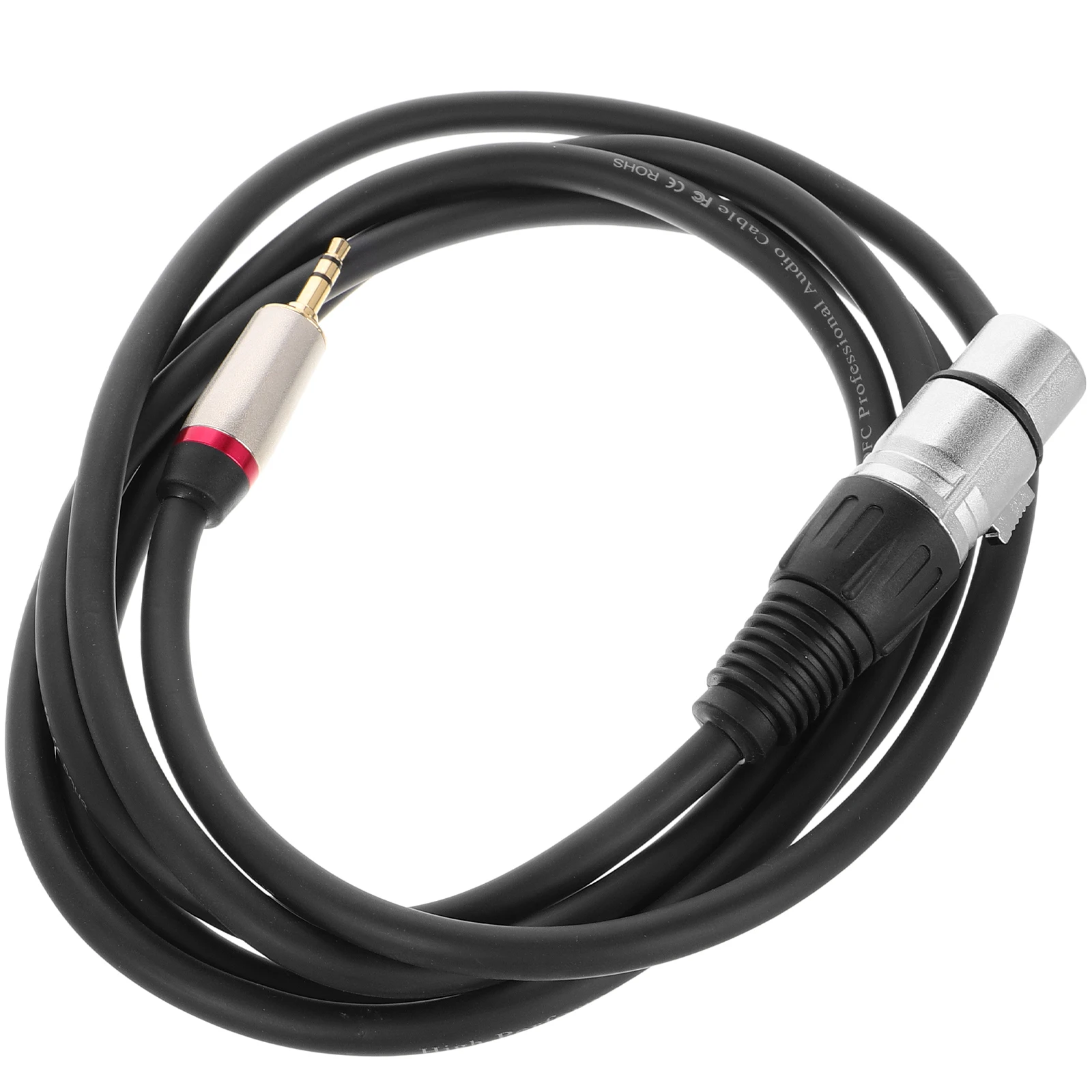 

s Audio Guitar Patch Cables 3.5mm to XLR Female Balanced Adapter for Microphone Mini XLR TRS Cable Splitter Auxiliary