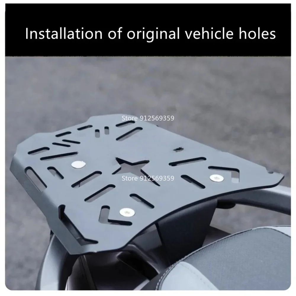 For SYM Cruisym 400 2025 Motorcycle Modified Rear Trunk Rack Carbon Steel Luggage Rack Tail Box Bottom Plate CRUISYM400