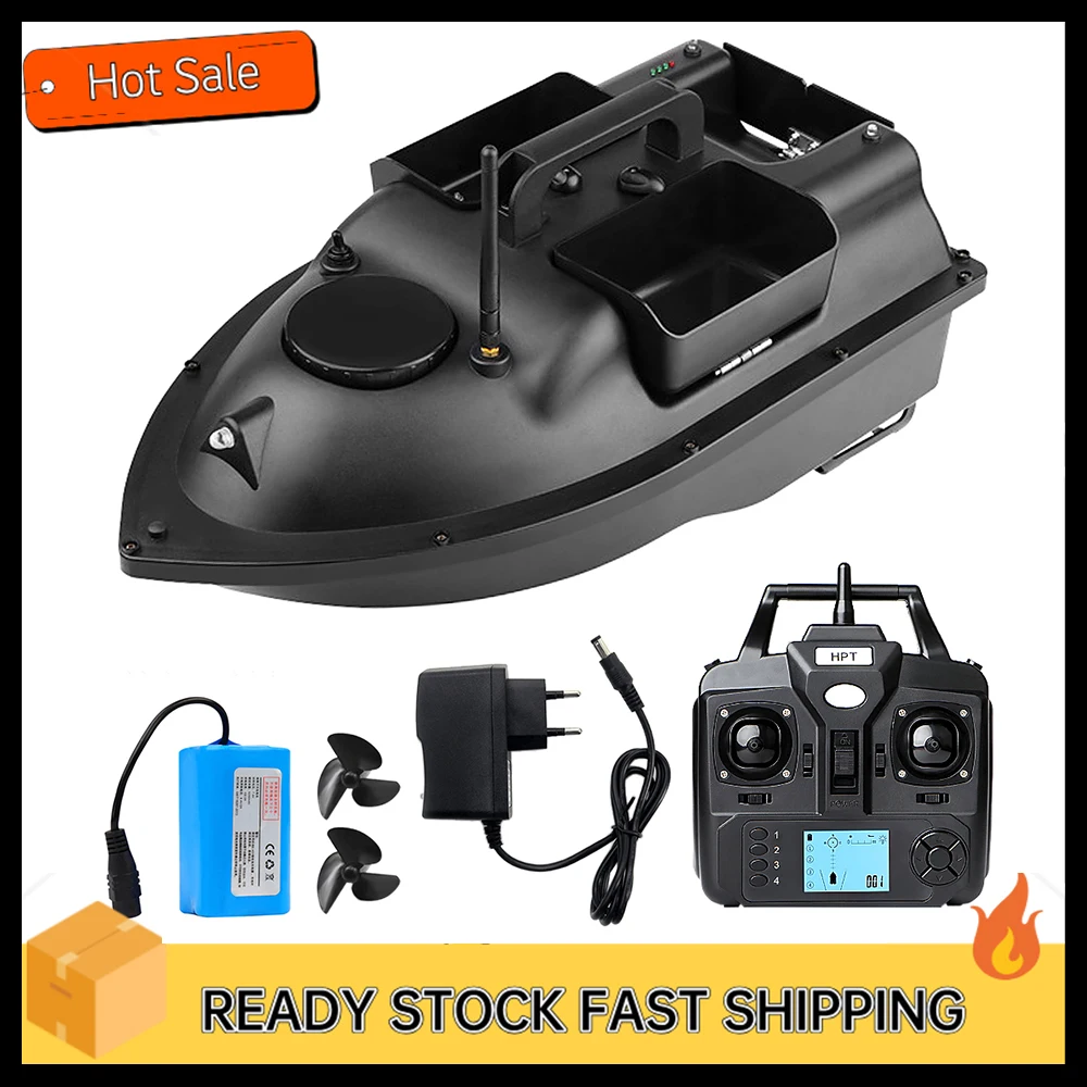 12000mAh GPS Fishing Bait Boat with 3 Bait Containers Wireless Bait Boat with Automatic Return Function