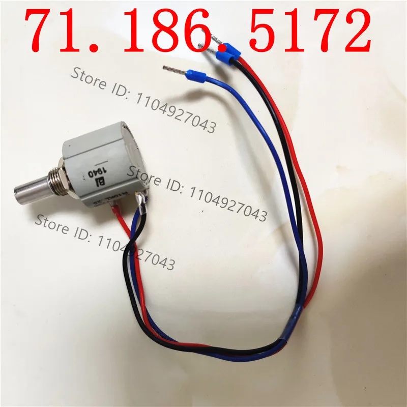 Potentiometer for Heidelberg printing press 1KL 10KL with snap ring groove 71.186.5172
