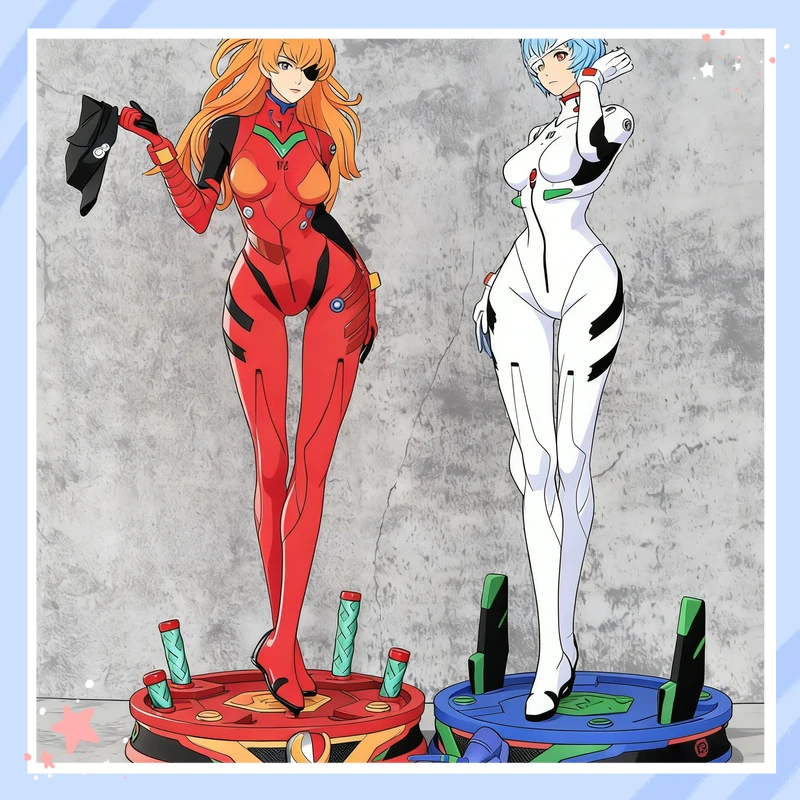 

Asuka Langley EVA Plugsuit Mech Armor Collectible Statue AAnime Action Figure Desktop Decor Ornament 45cm High FoCollectors