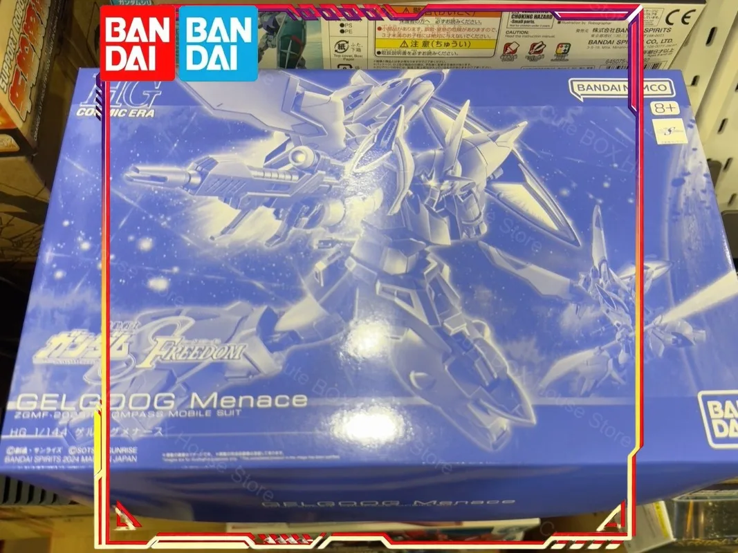 In Stock Bandai Genuine Gundam PB Model Kit HGCE 1/144 Gelgoog Menace Anime Action Figure Collection Assembly Model Toys Gifts