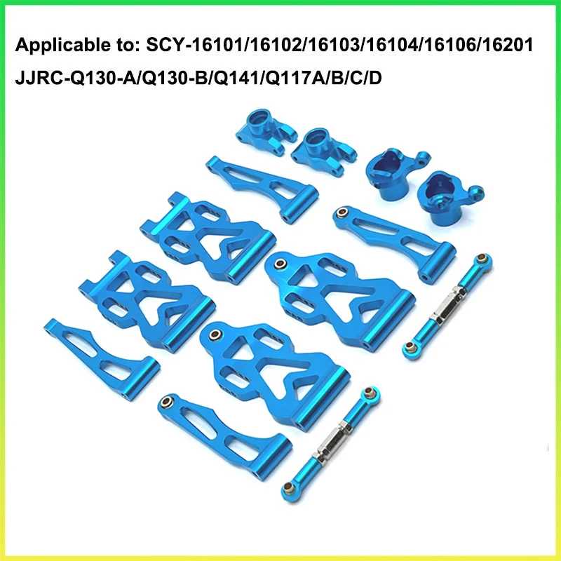 SCY 16101 16102 16103 16201 16101 Pro RC Auto 1:16 Blu Pezzi di ricambio in metallo aggiornati Modello 4WD/Pezzi di ricambio originali 6312 6313 6314