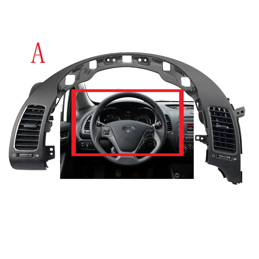 WQLSK Air Conditioning Outlet Middle Air Outlet Panel 2012~2015 Car-Styling Car A/C Steering Wheel For Kia K3 OME 8477722002