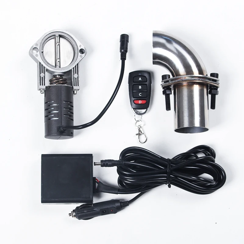 High Performance 2/2.5 Inch Stainless Steel Remote Control Electric Exhaust Cutout Valve for Racing Car Voice