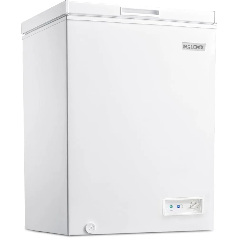 ICFXX35WH6AD Removable Basket and Front Defrost Water Drain Small Deep Freezer Perfect for Homes