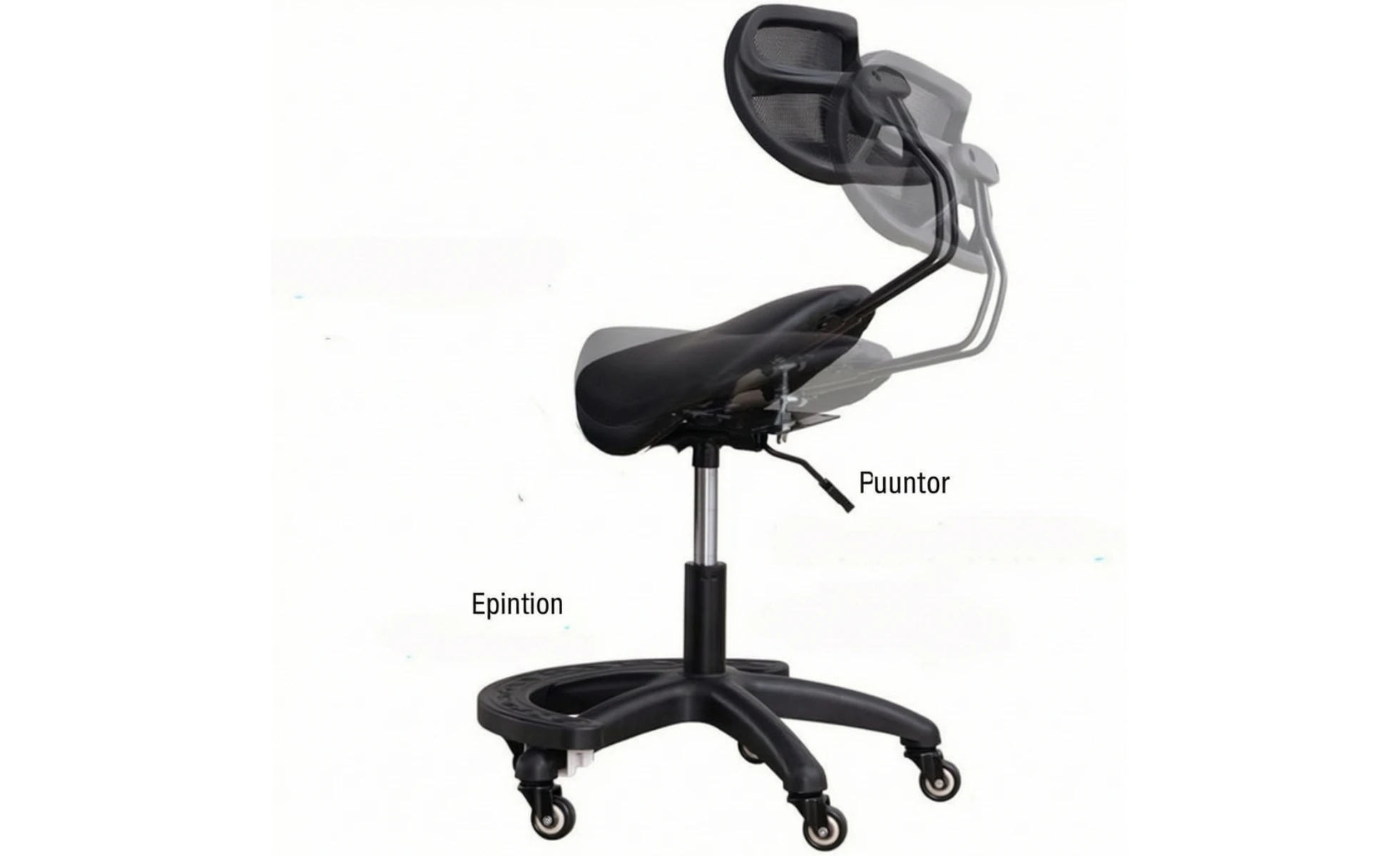 Saddle Stool with Wheels Ergonomic Stool with Backrest Saddle Chair Heavy-Duty for Stylists, Salon, Medical Office Saddle Stool with Wheels Ergonomic Stool with Backrest Saddle Chair Heavy-Duty for Stylists, Salon, Medical Office