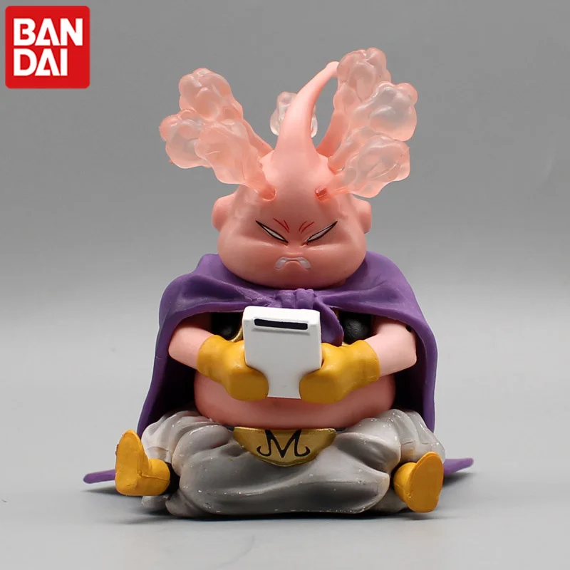 Man Fat Majin Buu Eating Game Machine Reading Christmas Blow-up Game Machine Anime Action Figures Model Room Decoration Kid Toy