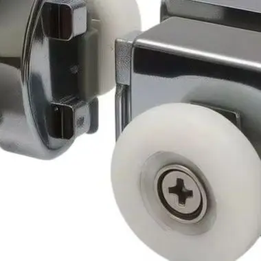 4Pair Sliding Shower Door Rollers 23mm 25mm Shower Door Runners Wheels Home Bathroom DIY Replacement Parts Upper/Bottom Rollers