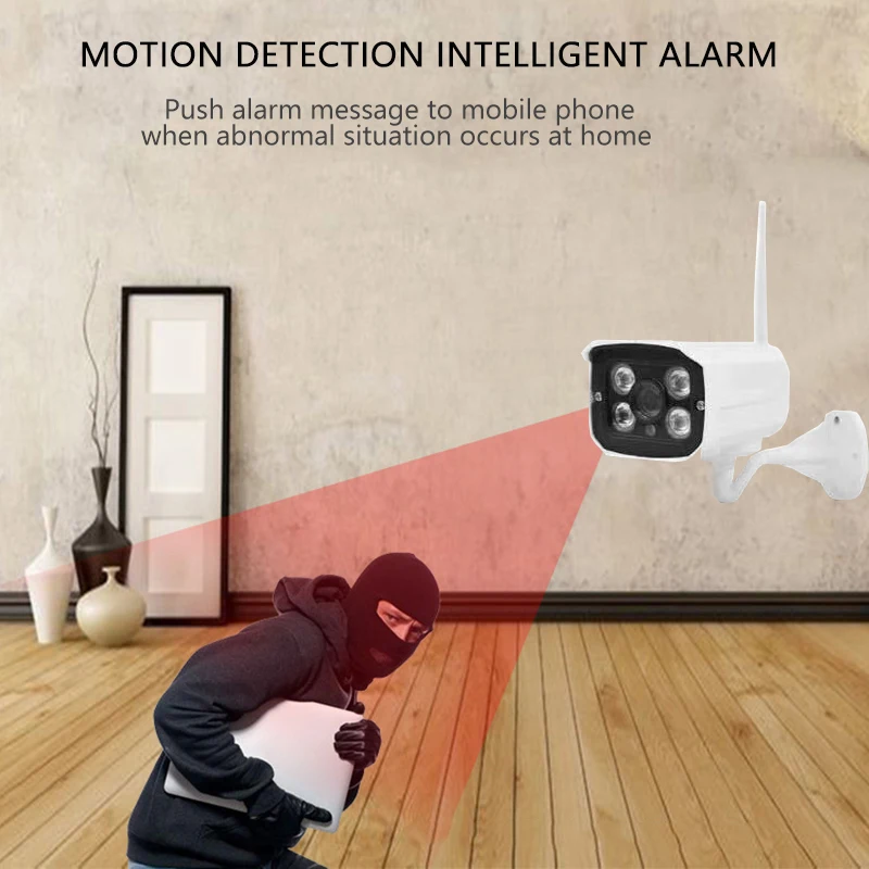 CCTV Wifi Camera Home Security HD 1080P 4CH Wireless Security Camera System H.265+ Tuya Smart Life App Plug and Play