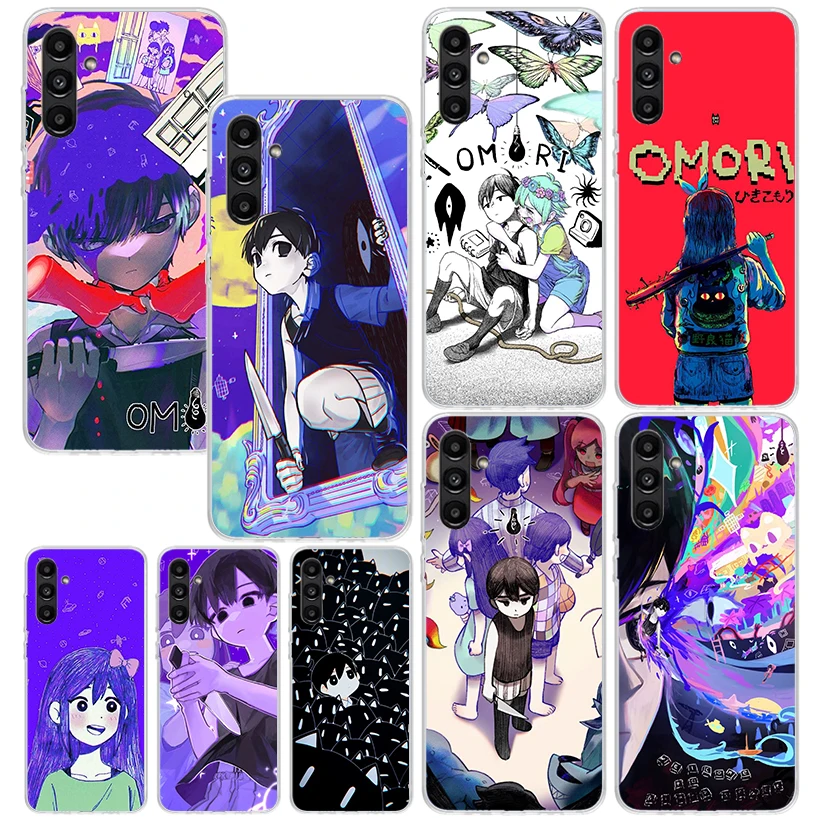 Game O-Omori Cartoon Phone Case For Samsung Galaxy A17 A37 A57 A16 A26 A36 A56 A15 A25 A35 A55 A14 A24 A34 A54 A13 A23 A33 A53 A